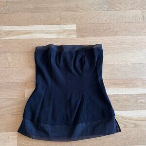 Reformation strapless bustier evening top